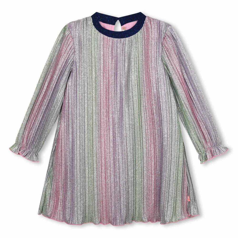 NEW BILLIEBLUSH kids' pleated dress in multicolor